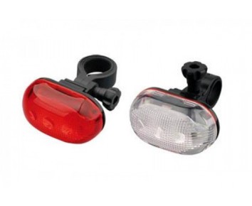 Pair of LED bicycle lights suitable for Kids bike, adults bike, hybrid bicycle or mountain bike
